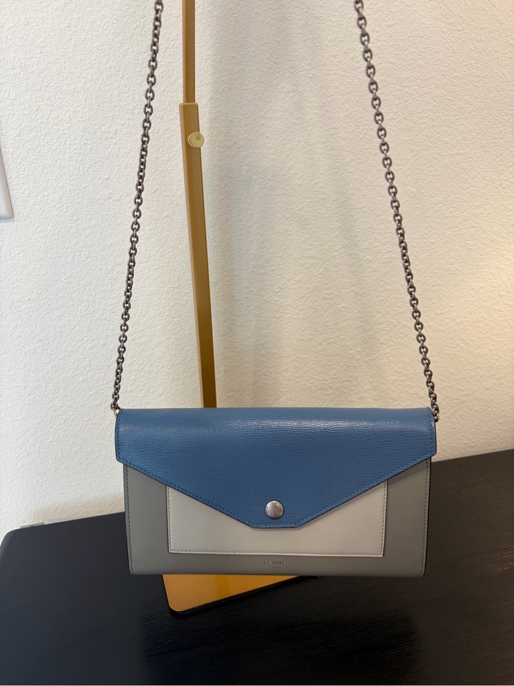 Celine Pocket Envelope Chain Bag